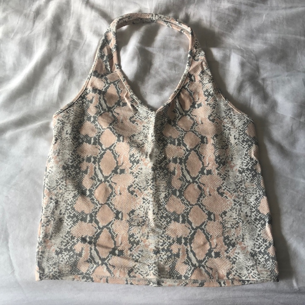 Halter crop top